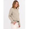 imageANRABESS Oversized Sweaters for Women Casual Crewneck Knit Lightweight Chest Pocket Pullover Top 2025 Fall Travel OutfitsAlmond