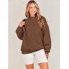 imageANRABESS Oversized Sweatshirt for Women Crewneck Y2K Hoodies Fleece Casual Comfy Pullover Top Fall Outfits Clothes 2025Coffee