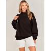 imageANRABESS Oversized Sweatshirt for Women Crewneck Y2K Hoodies Fleece Casual Comfy Pullover Top Fall Outfits Clothes 2025Dark Brown