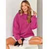 imageANRABESS Oversized Sweatshirt for Women Crewneck Y2K Hoodies Fleece Casual Comfy Pullover Top Fall Outfits Clothes 2025Hot Pink