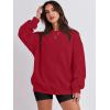 imageANRABESS Oversized Sweatshirt for Women Crewneck Y2K Hoodies Fleece Casual Comfy Pullover Top Fall Outfits Clothes 2025Peachy Red