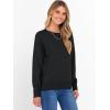 imageANRABESS Sweater for Women Long Sleeve Crewneck 2025 Fall Winter Soft Loose Fit Basic Knit Pullover Sweaters Top OutfitsBlack