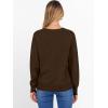 imageANRABESS Sweater for Women Long Sleeve Crewneck 2025 Fall Winter Soft Loose Fit Basic Knit Pullover Sweaters Top OutfitsCoffee