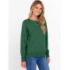 imageANRABESS Sweater for Women Long Sleeve Crewneck 2025 Fall Winter Soft Loose Fit Basic Knit Pullover Sweaters Top OutfitsForest Green
