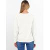 imageANRABESS Sweater for Women Long Sleeve Crewneck 2025 Fall Winter Soft Loose Fit Basic Knit Pullover Sweaters Top OutfitsWhite