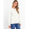 imageANRABESS Sweater for Women Long Sleeve Crewneck 2025 Fall Winter Soft Loose Fit Basic Knit Pullover Sweaters Top OutfitsWhite