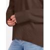 imageANRABESS Sweaters for Women 2025 Fall Long Sleeve Casual Loose Fit Knitted High Low Hem Basic Pullover Sweater TopsCoffee