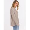 imageANRABESS Sweaters for Women 2025 Fall Long Sleeve Casual Loose Fit Knitted High Low Hem Basic Pullover Sweater TopsKhaki