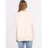 imageANRABESS Sweaters for Women 2025 Fall Long Sleeve Casual Loose Fit Knitted High Low Hem Basic Pullover Sweater TopsLight Apricot