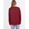 imageANRABESS Sweaters for Women 2025 Fall Long Sleeve Casual Loose Fit Knitted High Low Hem Basic Pullover Sweater TopsRed