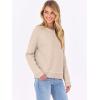 imageANRABESS Sweaters for Women Long Sleeve Cropped Lightweight 2025 Fall Fashion Knit Crewneck Pullover Top Soft Trendy OutfitsAlmond