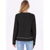 imageANRABESS Sweaters for Women Long Sleeve Cropped Lightweight 2025 Fall Fashion Knit Crewneck Pullover Top Soft Trendy OutfitsBlack