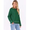 imageANRABESS Sweaters for Women Long Sleeve Cropped Lightweight 2025 Fall Fashion Knit Crewneck Pullover Top Soft Trendy OutfitsForest Green
