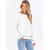 imageANRABESS Sweaters for Women Long Sleeve Cropped Lightweight 2025 Fall Fashion Knit Crewneck Pullover Top Soft Trendy OutfitsWhite