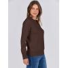 imageANRABESS Sweaters for Women Long Sleeve Lightweight Crewneck Soft Basic Knit Loose Fit Pullover Top 2025 Fall Trendy OutfitsCoffee