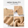 imageANRABESS Sweaters for Women Puff Short Sleeve Pullover Knit Blouses Casual Business Work Tops T Shirts 2025 Summer OutfitsLight Yellow