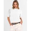 imageANRABESS Sweaters for Women Puff Short Sleeve Pullover Knit Blouses Casual Business Work Tops T Shirts 2025 Summer OutfitsWhite