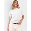 imageANRABESS Sweaters for Women Puff Short Sleeve Pullover Knit Blouses Casual Business Work Tops T Shirts 2025 Summer OutfitsWhite