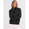 imageANRABESS Turtleneck Sweaters for Women 2025 Fall Long Sleeve Dressy Casual Soft Knitted Button Basic Pullover Tops OutfitsBlack