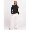imageANRABESS Turtleneck Sweaters for Women 2025 Fall Long Sleeve Dressy Casual Soft Knitted Button Basic Pullover Tops OutfitsBlack