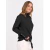 imageANRABESS Turtleneck Sweaters for Women 2025 Fall Long Sleeve Dressy Casual Soft Knitted Button Basic Pullover Tops OutfitsBlack