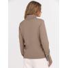 imageANRABESS Turtleneck Sweaters for Women 2025 Fall Long Sleeve Dressy Casual Soft Knitted Button Basic Pullover Tops OutfitsBright Tan