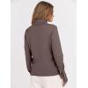 imageANRABESS Turtleneck Sweaters for Women 2025 Fall Long Sleeve Dressy Casual Soft Knitted Button Basic Pullover Tops OutfitsNutmeg