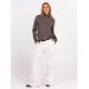 imageANRABESS Turtleneck Sweaters for Women 2025 Fall Long Sleeve Dressy Casual Soft Knitted Button Basic Pullover Tops OutfitsNutmeg