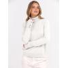 imageANRABESS Turtleneck Sweaters for Women 2025 Fall Long Sleeve Dressy Casual Soft Knitted Button Basic Pullover Tops OutfitsWhite
