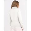 imageANRABESS Turtleneck Sweaters for Women 2025 Fall Long Sleeve Dressy Casual Soft Knitted Button Basic Pullover Tops OutfitsWhite