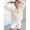imageANRABESS Women Fuzzy Fleece Pullover Sherpa Sweatshirt Long Sleeve Button Down Warm Soft Loose Sweater Jackets with PocketsCream White