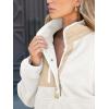 imageANRABESS Women Fuzzy Fleece Pullover Sherpa Sweatshirt Long Sleeve Button Down Warm Soft Loose Sweater Jackets with PocketsCream White