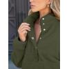 imageANRABESS Women Fuzzy Fleece Pullover Sherpa Sweatshirt Long Sleeve Button Down Warm Soft Loose Sweater Jackets with PocketsOlive