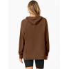 imageANRABESS Women Hoodies Long Sleeve Loose Fit Fleece Hooded Sweatshirts Drawstring Pullover Top With Pockets 2025 Fall OutfitsCaramel