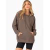 imageANRABESS Women Hoodies Long Sleeve Loose Fit Fleece Hooded Sweatshirts Drawstring Pullover Top With Pockets 2025 Fall OutfitsLight Brown