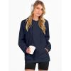 imageANRABESS Women Hoodies Long Sleeve Loose Fit Fleece Hooded Sweatshirts Drawstring Pullover Top With Pockets 2025 Fall OutfitsNavy Blue