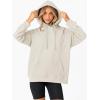 imageANRABESS Women Hoodies Long Sleeve Loose Fit Fleece Hooded Sweatshirts Drawstring Pullover Top With Pockets 2025 Fall OutfitsParchment
