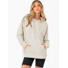 imageANRABESS Women Hoodies Long Sleeve Loose Fit Fleece Hooded Sweatshirts Drawstring Pullover Top With Pockets 2025 Fall OutfitsParchment