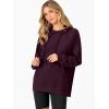imageANRABESS Women Hoodies Long Sleeve Loose Fit Fleece Hooded Sweatshirts Drawstring Pullover Top With Pockets 2025 Fall OutfitsPurple