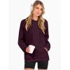 imageANRABESS Women Hoodies Long Sleeve Loose Fit Fleece Hooded Sweatshirts Drawstring Pullover Top With Pockets 2025 Fall OutfitsPurple