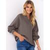 imageANRABESS Women Oversized Sweatshirts Balloon Long Sleeves V Neck Casual Lightweight Sweaters Pullover Top 2025 Fall OutfitsCamel