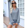 imageANRABESS Women Oversized Sweatshirts Balloon Long Sleeves V Neck Casual Lightweight Sweaters Pullover Top 2025 Fall OutfitsLight Blue
