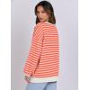 imageANRABESS Women Striped Sweatshirts Oversized Crewneck Long Sleeve Shirts Y2K Pullover Top 2025 Fall Outfits Fashion ClothesPink Orange