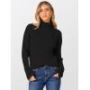 imageANRABESS Women Turtleneck Sweater 2025 Fall Fashion Long Sleeve Ribbed Chunky Knit Work Travel Pullover Top OutfitsBlack
