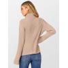 imageANRABESS Women Turtleneck Sweater 2025 Fall Fashion Long Sleeve Ribbed Chunky Knit Work Travel Pullover Top OutfitsBright Tan