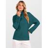 imageANRABESS Women Turtleneck Sweater 2025 Fall Fashion Long Sleeve Ribbed Chunky Knit Work Travel Pullover Top OutfitsDark Green
