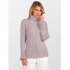 imageANRABESS Women Turtleneck Sweater 2025 Fall Fashion Long Sleeve Ribbed Chunky Knit Work Travel Pullover Top OutfitsGrey Khaki