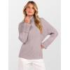 imageANRABESS Women Turtleneck Sweater 2025 Fall Fashion Long Sleeve Ribbed Chunky Knit Work Travel Pullover Top OutfitsGrey Khaki