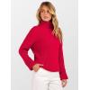 imageANRABESS Women Turtleneck Sweater 2025 Fall Fashion Long Sleeve Ribbed Chunky Knit Work Travel Pullover Top OutfitsRed