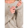 imageANRABESS Womens 100 Wool Sweaters Cashmere Crewneck Long Sleeve Work Business Casual Basic Sweater Tops 2025 Fall OutfitsApricot